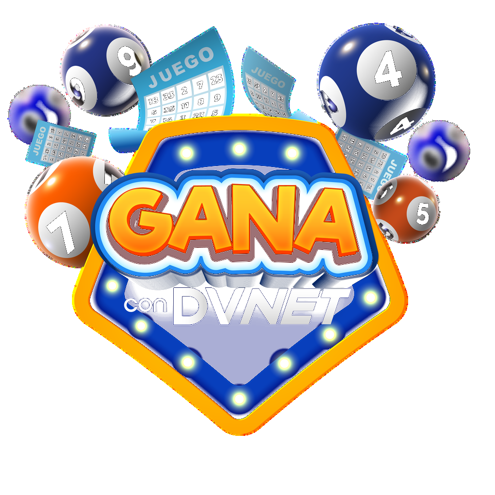 Logo GANA con DVNET: escudo dorado con letras GANA y bolas de bingo